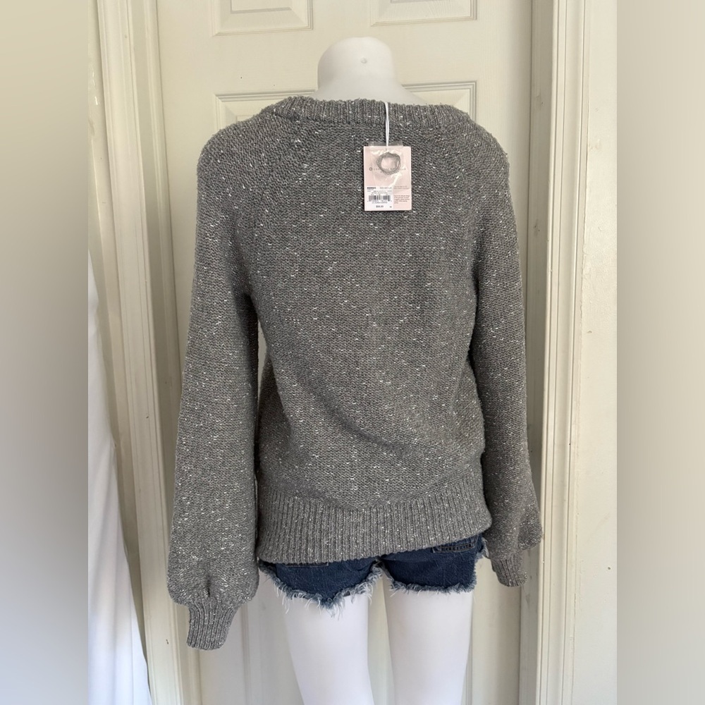 LC Lauren Conrad Heather Gray Women's Sweater - Picture 3 of 14